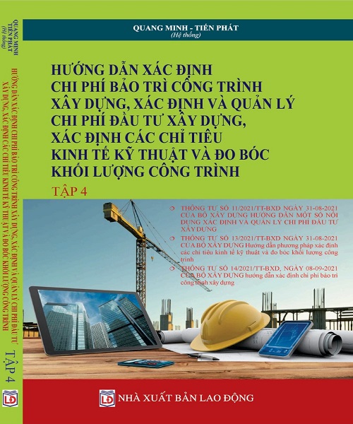 sách Định mức xây dựng theo Thông tư 12/2021/TT-BXD